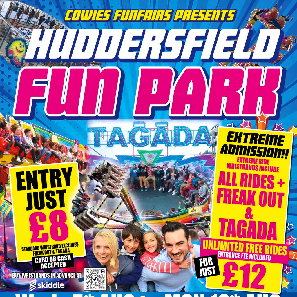 Cowies Funfairs Presents Huddersfield Fun Park at Greenhead Park