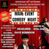 Main(y) Event Comedy Night at Mainbrace Pub