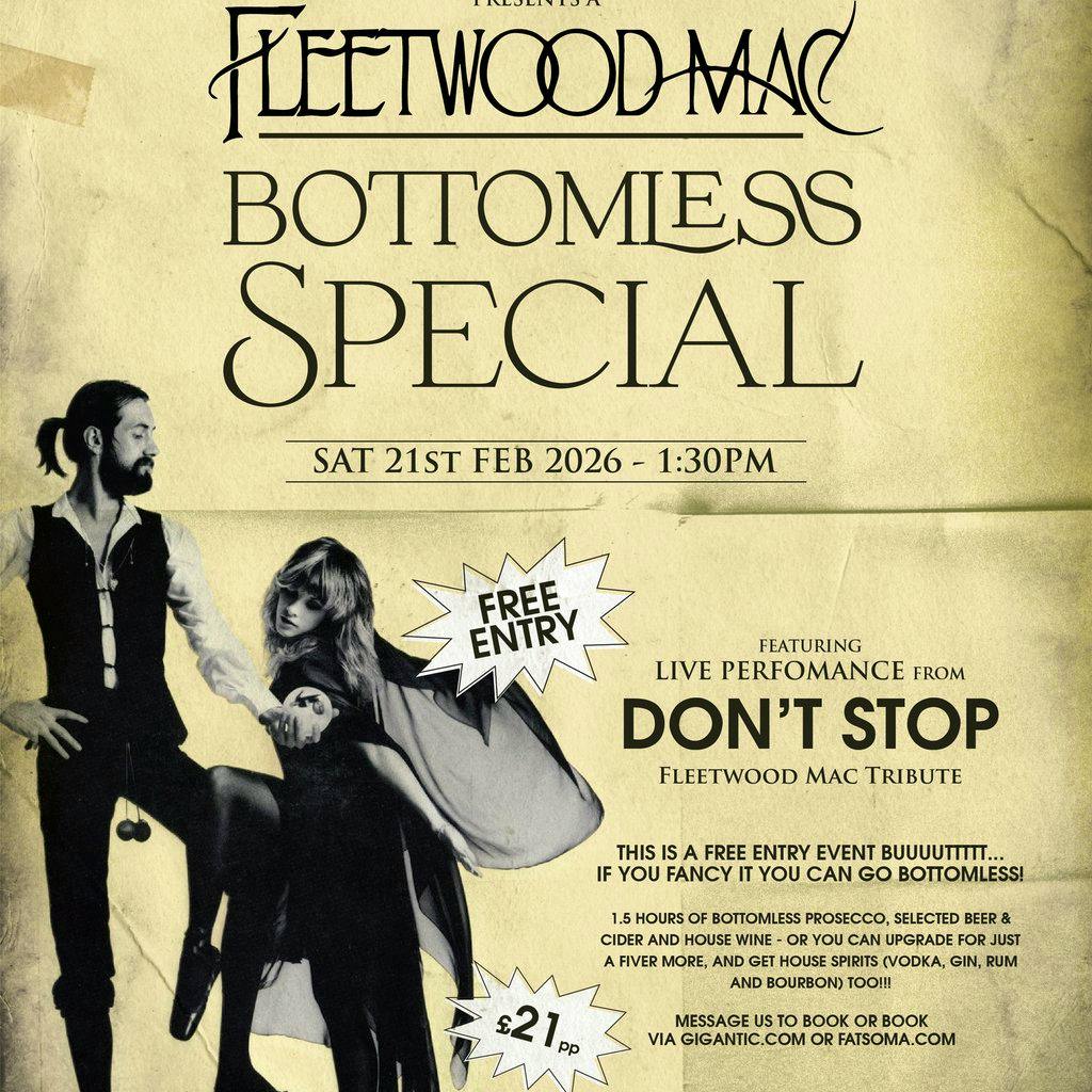 A Fleetwood Mac Bottomless Special - LIVE at Billy Bootleggers Nottingham