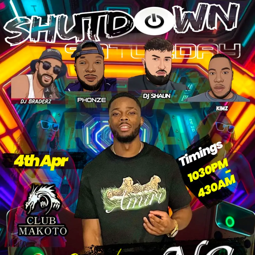 Shutdown Saturday at Club Makoto