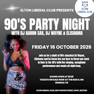 90's Night at Elton Liberal Club In Bury