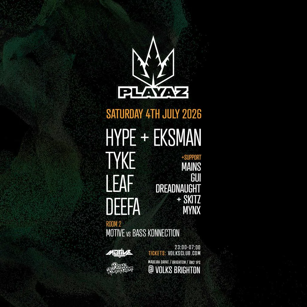 Playaz - Hype & Eksman, Tyke, Leaf at The Volks Nightclub