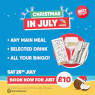 Xmas In July Night Out 25/07 - Buzz Bingo Weston-super-Mare at Buzz Bingo Weston Super Mare