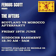 Scotland vs Morocco Afterparty at Riddoch's