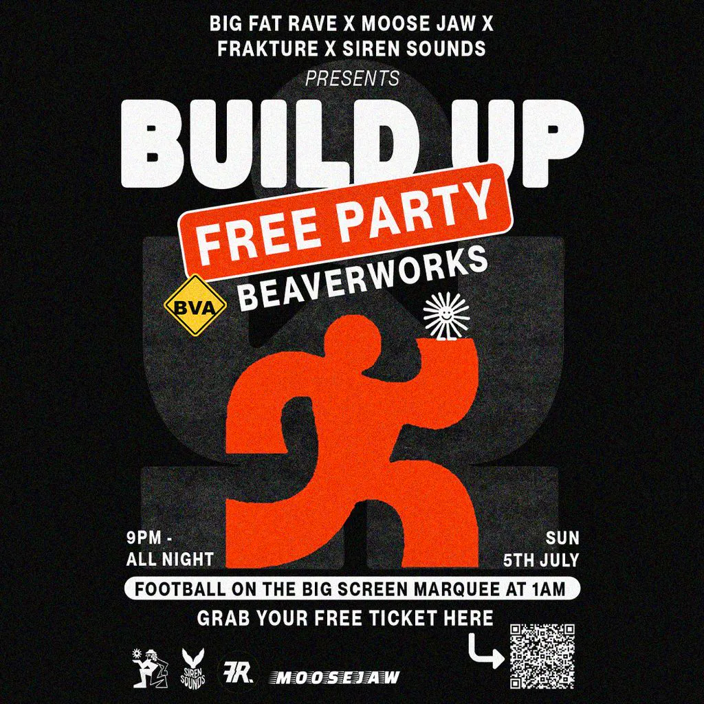 Build Up free party at Beaver Works
