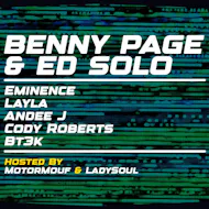 Static Events Presents:- Benny Page x Ed Solo + Eminence & More at 24 Kitchen Street
