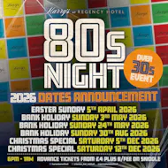 80's Night - Christmas Special - The Regency Hotel at The Regency Corus Hotel