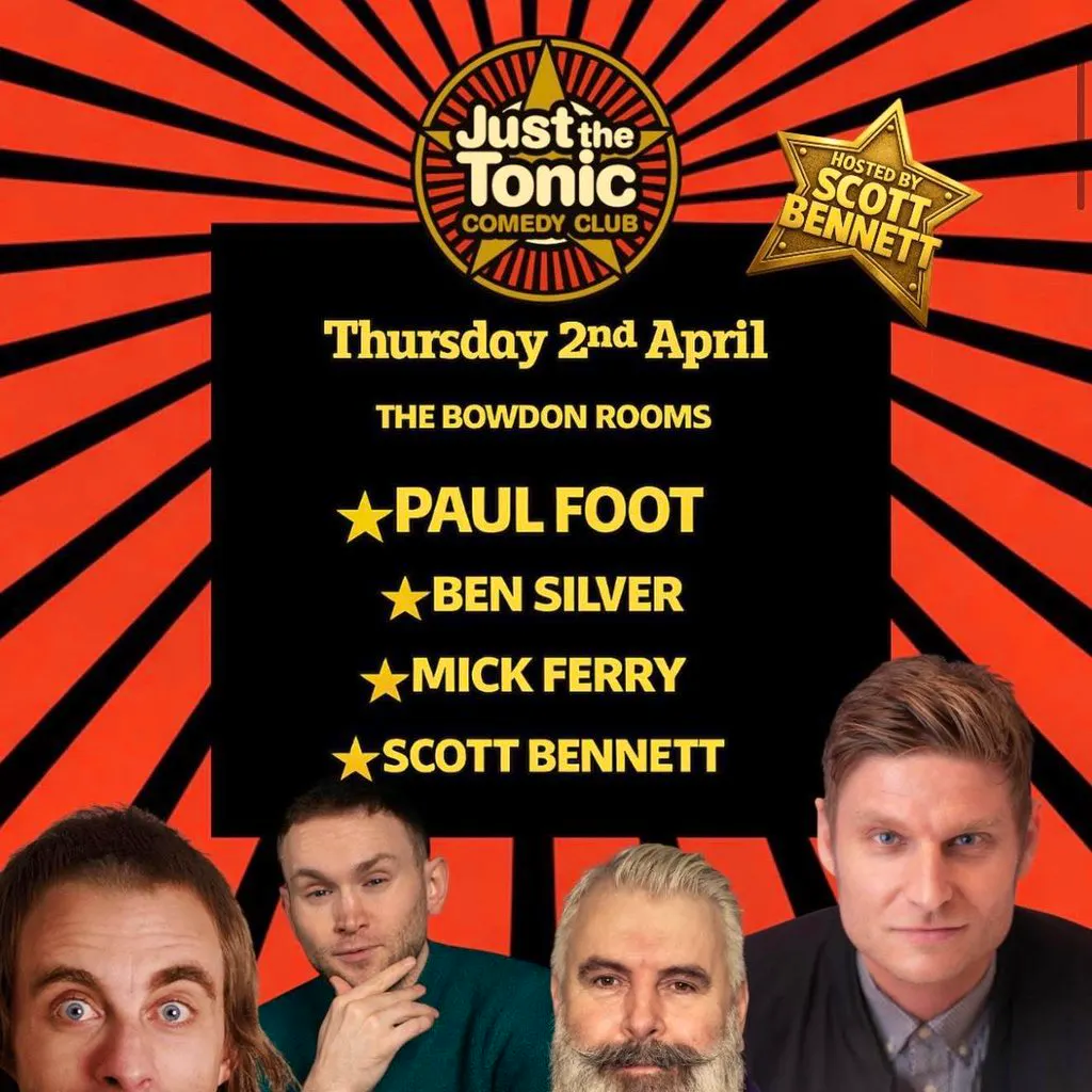 Just The Tonic Comedy Night at The Bowdon Rooms
