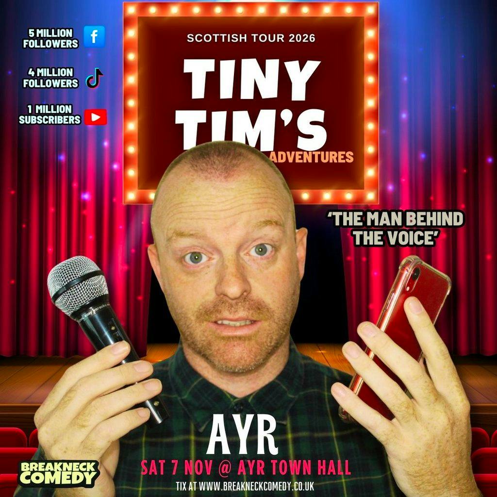 Tiny Tim at Ayr Town Hall .