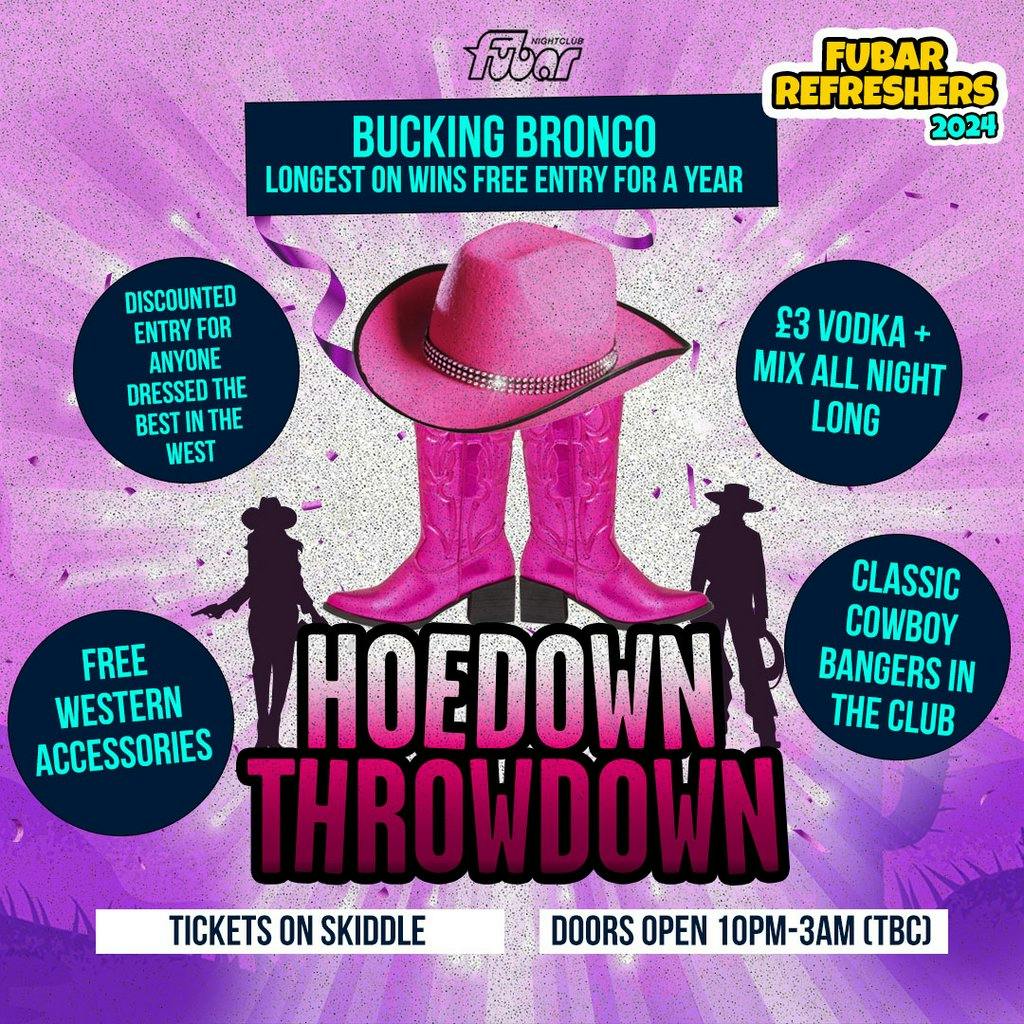 ReFreshers Tuesday Hoedown Throwdown COUNTRY SPECIAL Fubar Stirling