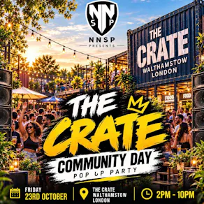 "The Crate" Community Day Party