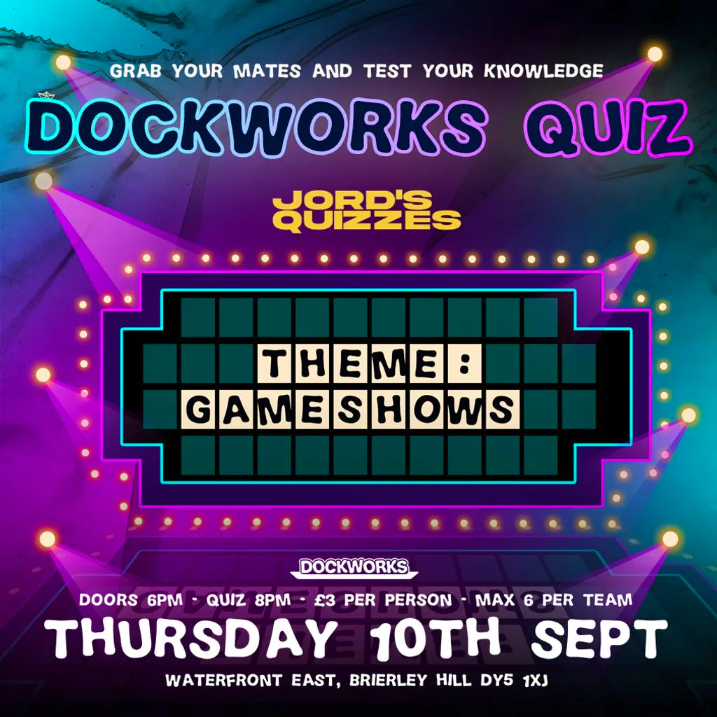 Dockworks Waterfront: The Game Show Quiz at Dockworks Waterfront