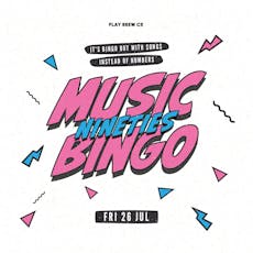 90s Music Bingo at Play Brew Taproom