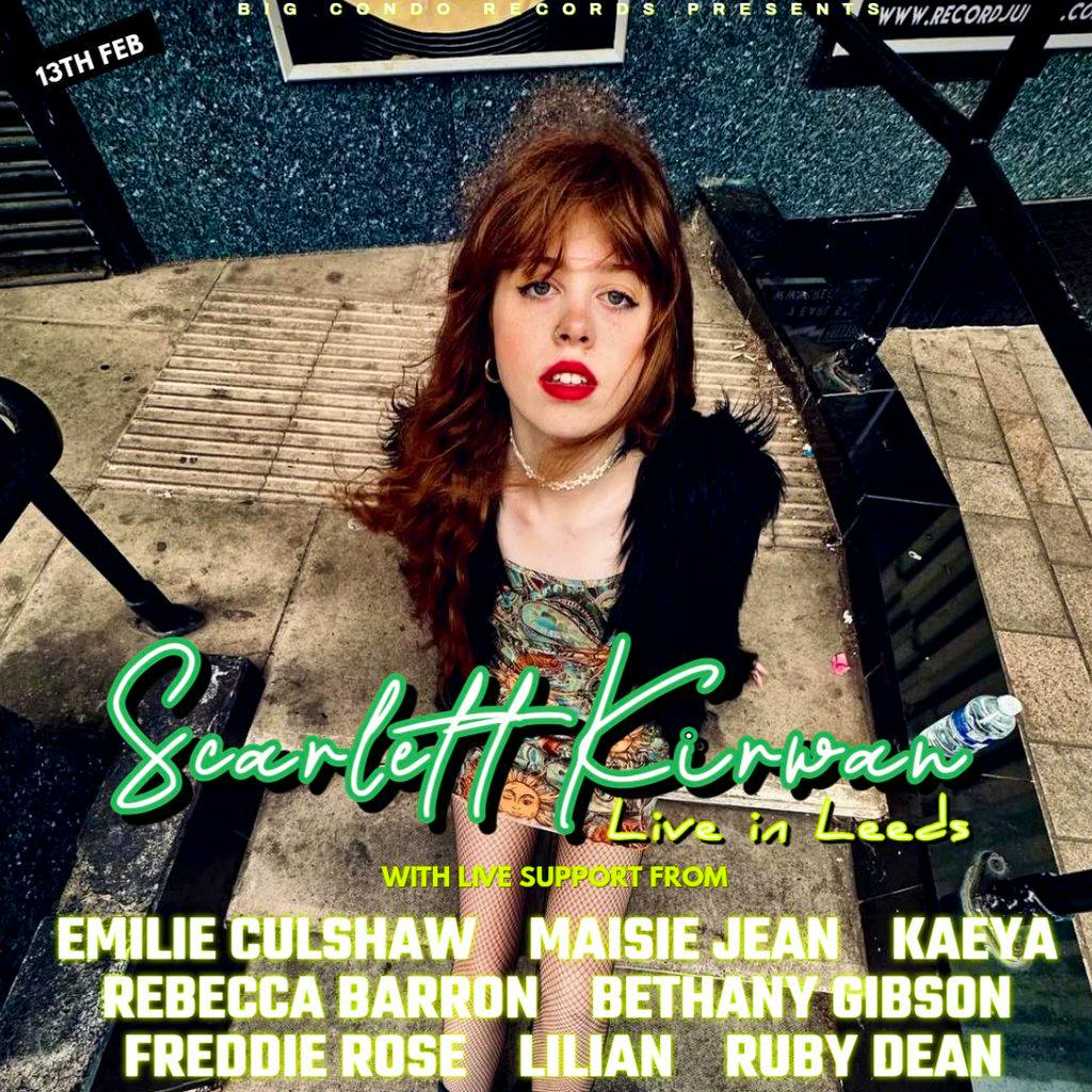 Big Condo Records Presents Scarlett Kirwan at Santiago's Bar Leeds