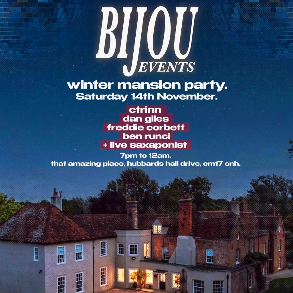 Bijou Events - Winter Mansion Party at That Amazing Place