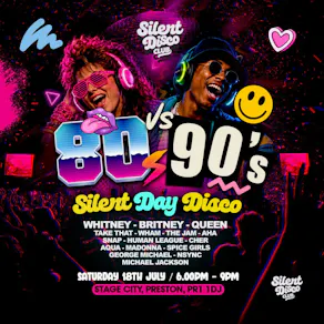 80's v 90's - Silent Disco Club Daytime Party
