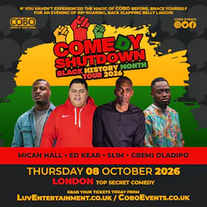COBO : Comedy Shutdown | Black History Month Special - London