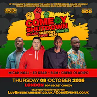 COBO : Comedy Shutdown | Black History Month Special - London at The Top Secret Comedy Club
