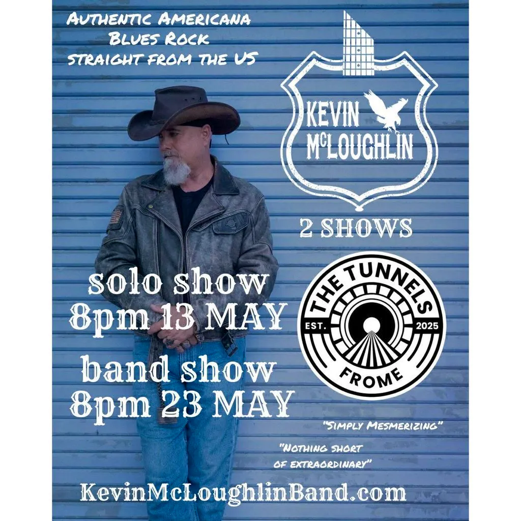 Kevin McLoughlin Live Band Blues Show at The Tunnels Frome