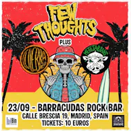 Few Thoughts Spanish Tour 26 at Barracudas Rock Bar