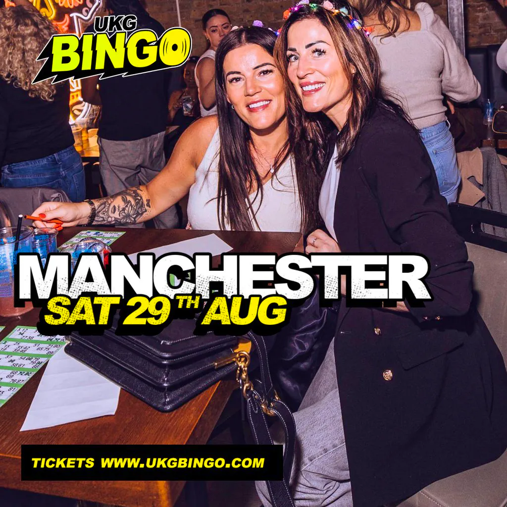 UKG BINGO Sat 29th August Manchester at Impossible