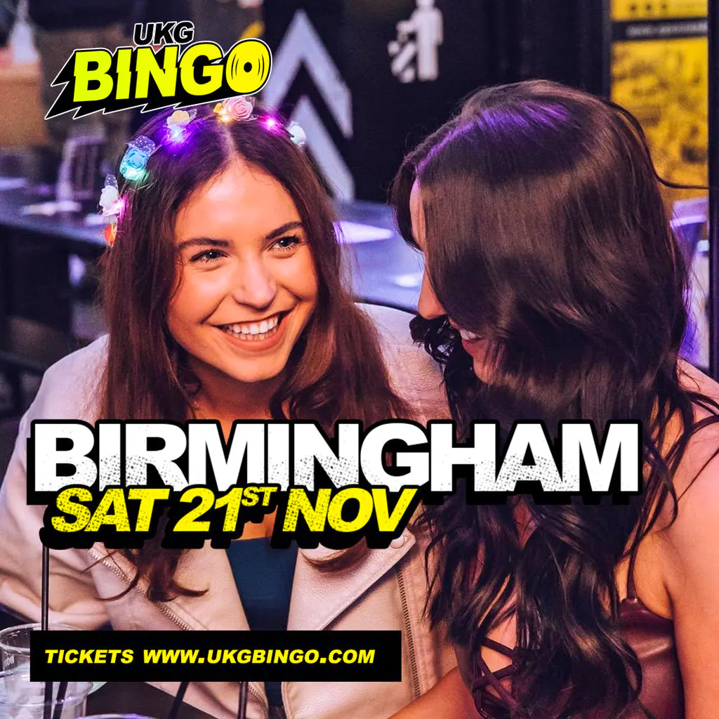 UKG BINGO Sat 21st November Birmingham at The Rainbow Pub Digbeth