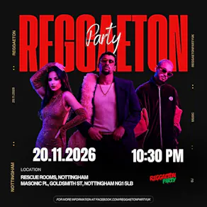 Reggaeton Party (Nottingham) November 2026