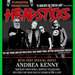 Headsticks + Andrea Kenny Tickets | Duffy's Bar Leicester  | Sat 1st February 2025 Lineup