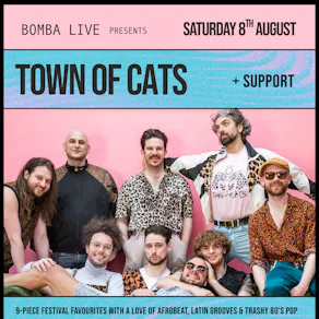 Bomba Live: TOWN OF CATS - 08.08.26 - Exeter