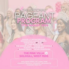 The National Pageant Program at The Pink Villa