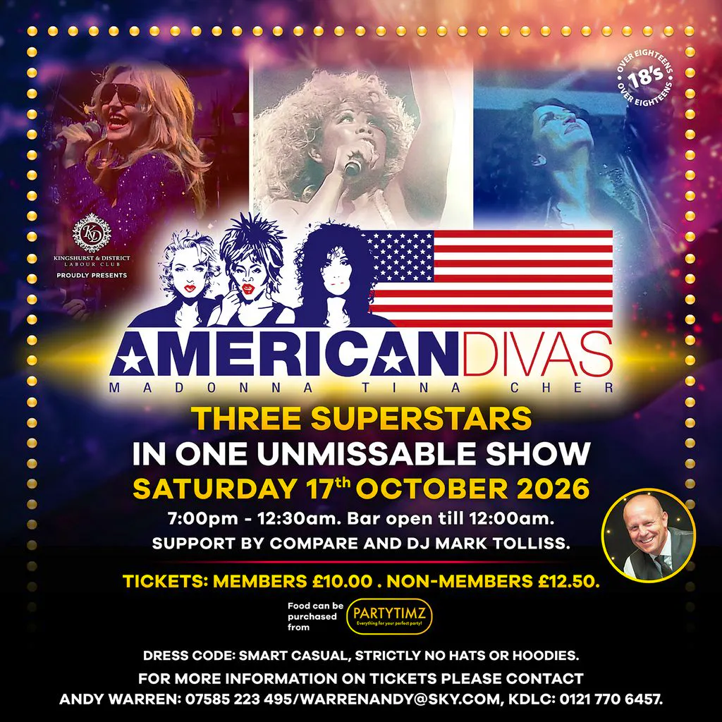 The American Divas at Kingshurst Labour Club 