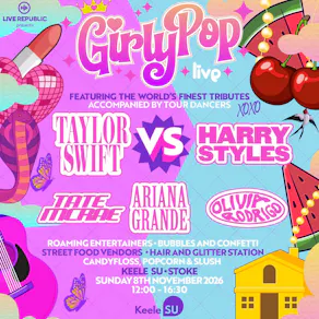 GirlyPop Live | Keele SU, Stoke