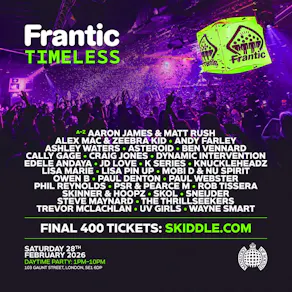 Frantic Timeless 2026