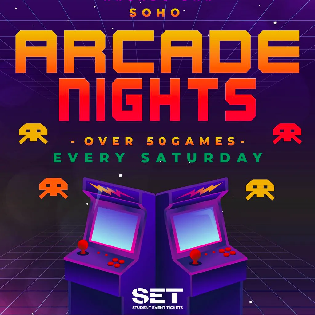 Arcade Nights Every Saturday @ NQ64 Soho at NQ64 SOHO