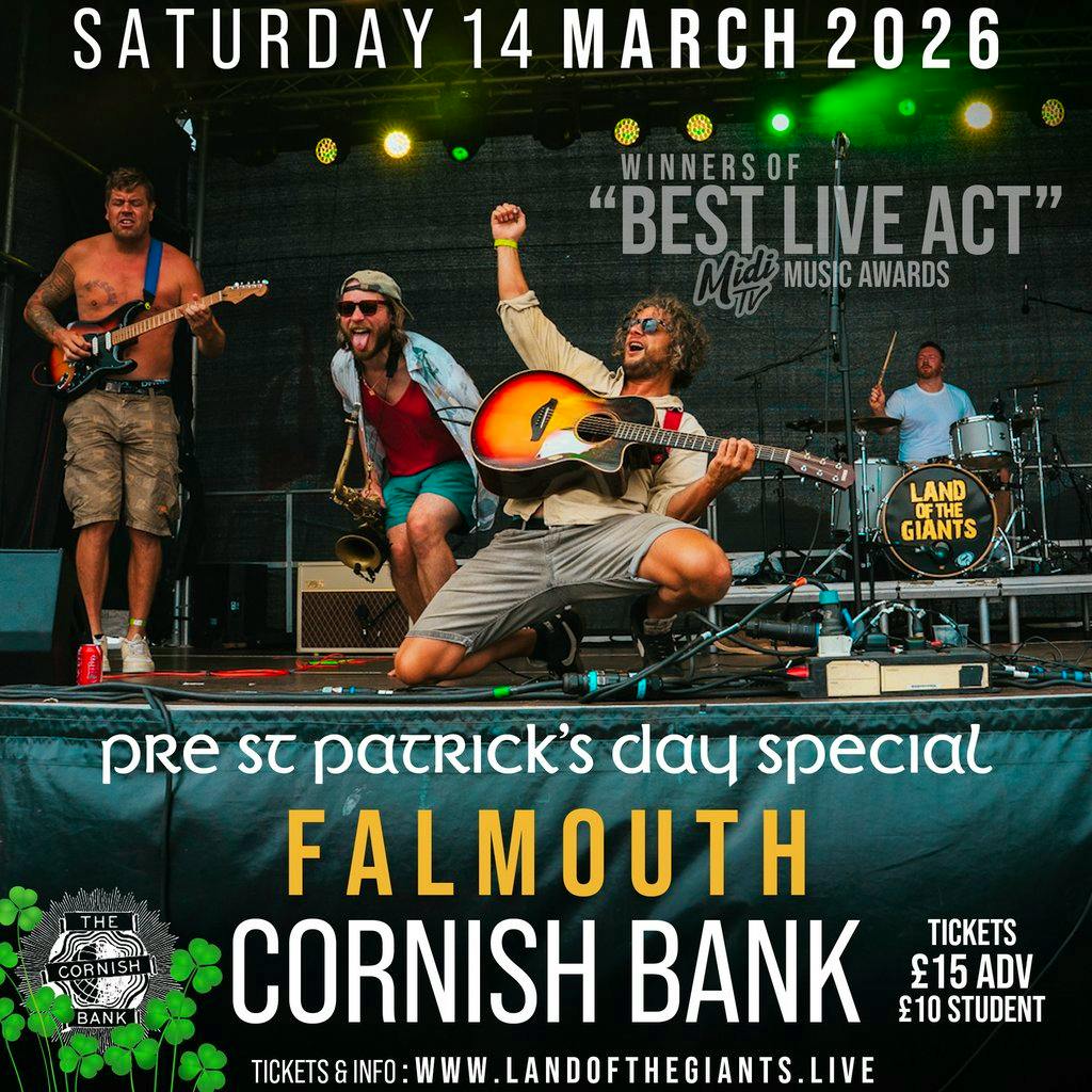 Land of the Giants @ The Cornish Bank, Falmouth at The Cornish Bank