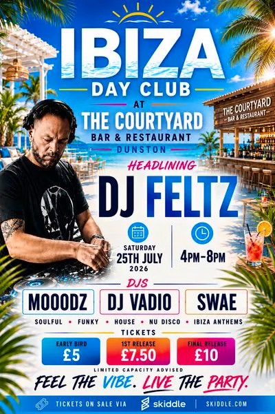 Tickets: Ibiza day club | The Courtyard Bar And Restaurant