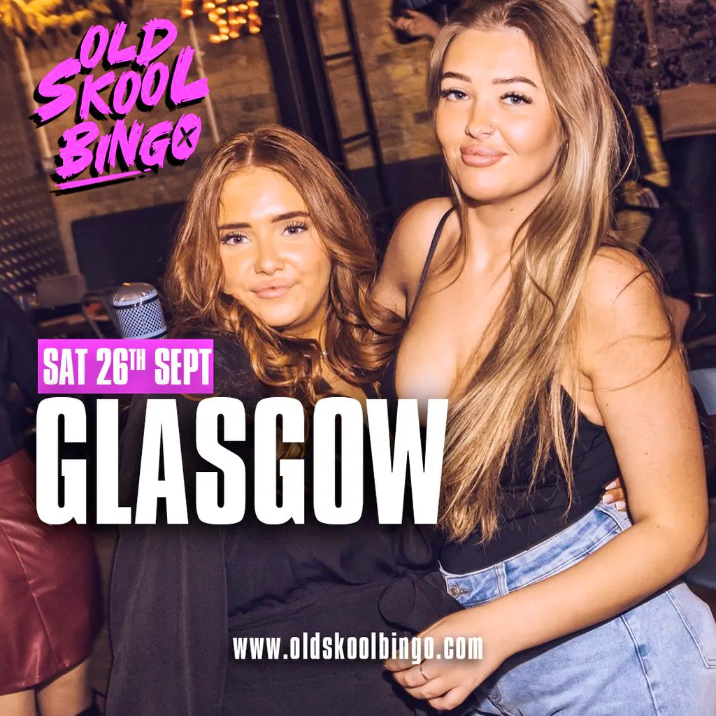 Old Skool Bingo Sat 26th Sep Glasgow at Manuka