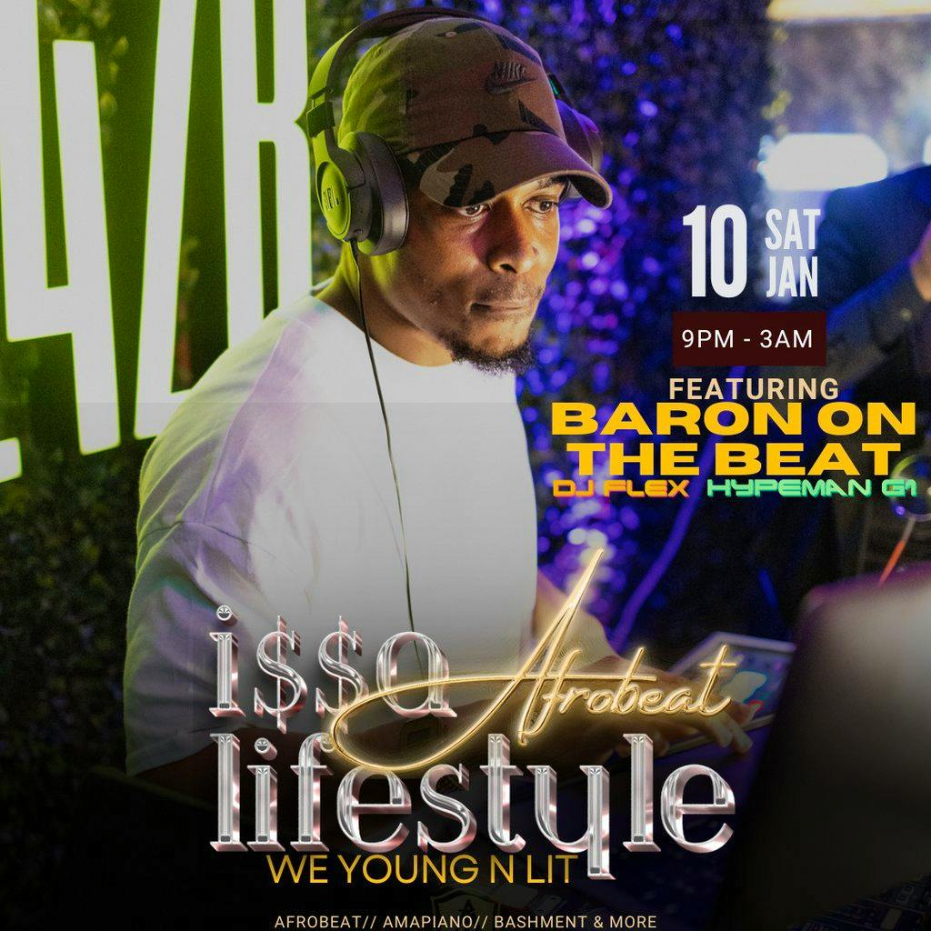 ISSA AFROBEAT Lifestyle feat. BARON ON THE BEAT! at 142B Lounge Glasgow