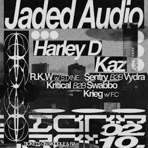 Jaded Audio Presents - Harley D & Kaz @ Honey Street Studio