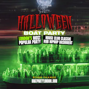 London Halloween Boat Party with FREE After Party!