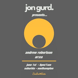 Jon Gurd Presents: Andrew Robertson and ar:ca