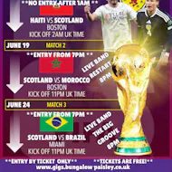 Scotland VS Brasil World Cup 2026 at The Bungalow Bar