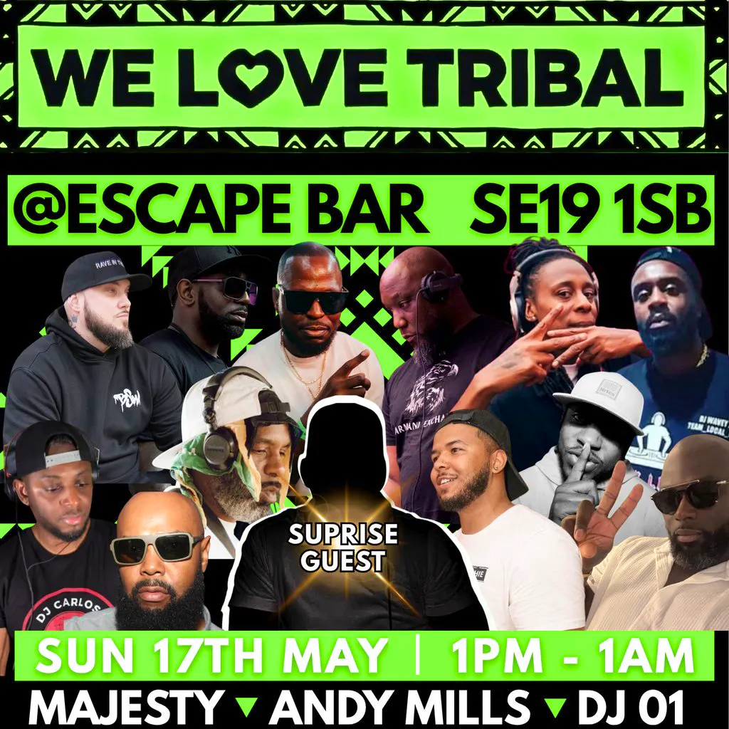 We Love Tribal - Day Party at Escape Bar