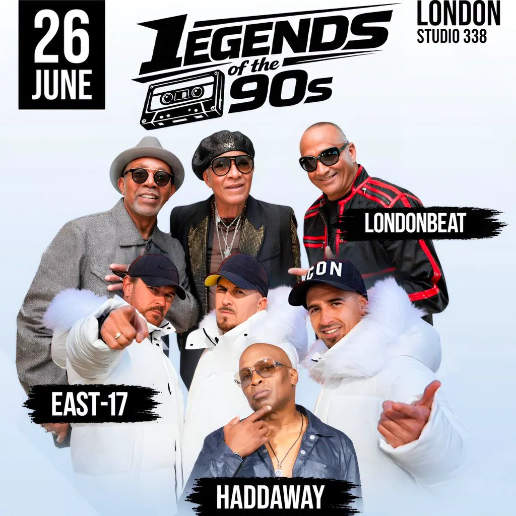 LEGENDS of the 90s LIVE in London at Studio 338
