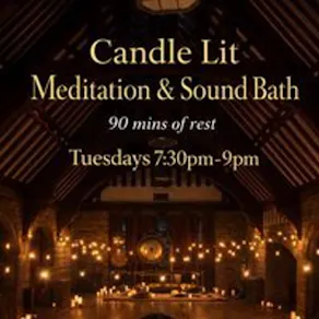 Candlelit new moon meditation & sound healing ceremony