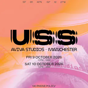 Chris Stussy presents USS @ Aviva Studios (Manchester)