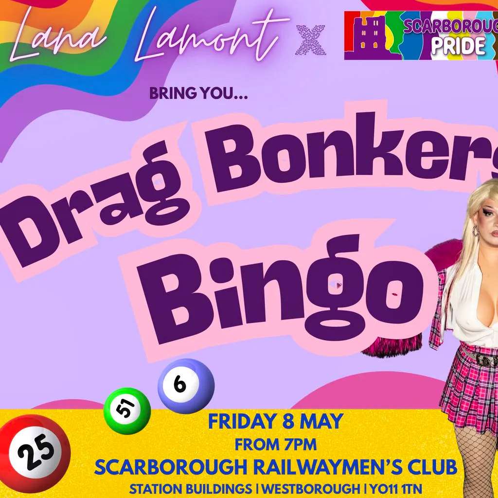 Drag Bonkers Bingo at Scarborough Railwaymen's Club