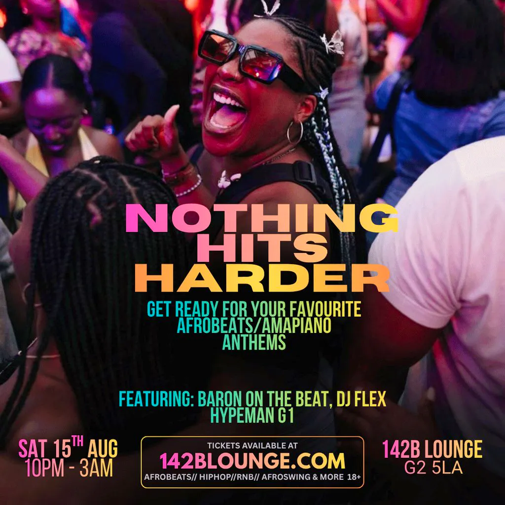 Nothing Hits Harder! at 142B Lounge Glasgow