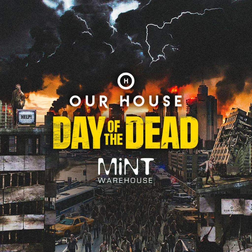Our House Day of The Dead Halloween Party at Mint Warehouse