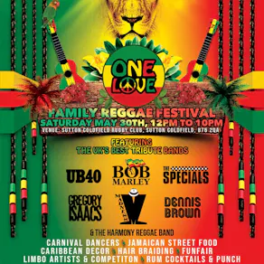 Sutton Coldfield One Love Family Reggae Music Festival